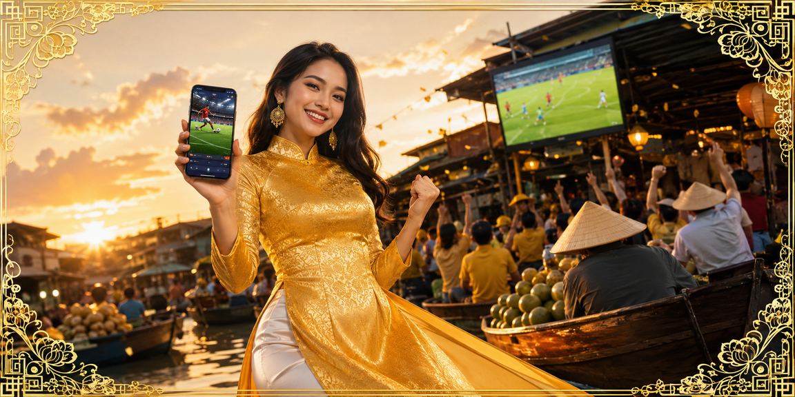 Phụ nữ áo dài tham gia cá cược thể thao trực tuyến tại Cần Thơ