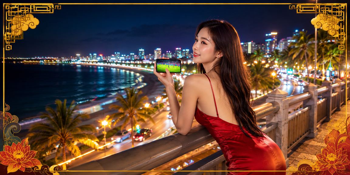 Người hâm mộ bóng đá đặt cược trực tuyến tại bãi biển Phan Thiết