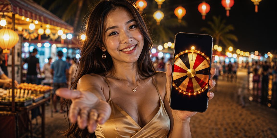 Không khí chơi roulette tại chợ đêm Phú Quốc